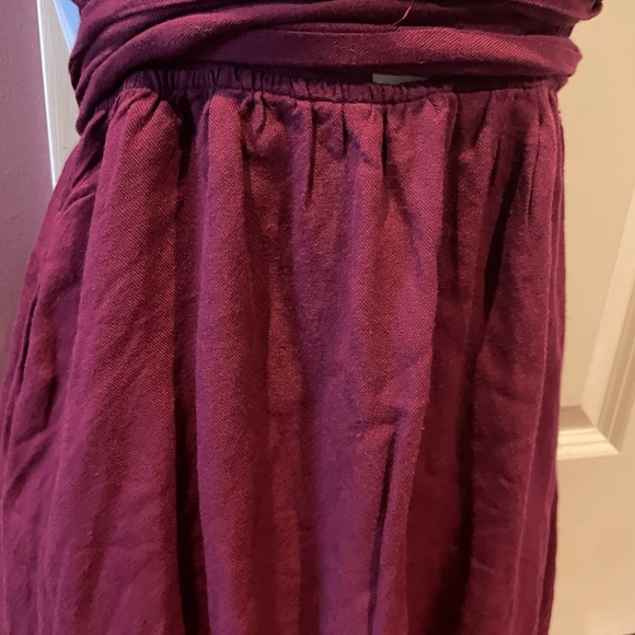Tobi maroon multi way tie wrap dress XS - Picture 5 of 8